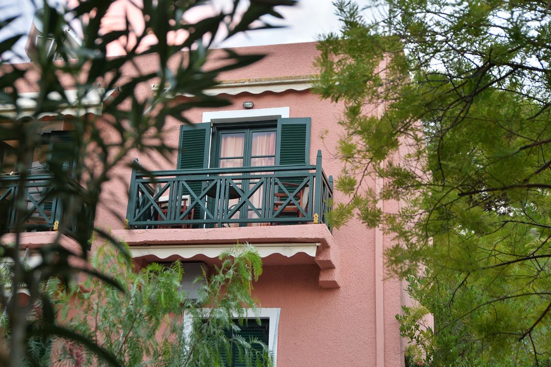 Vagia Traditional Hotel exterior nestled in Aegina Greece