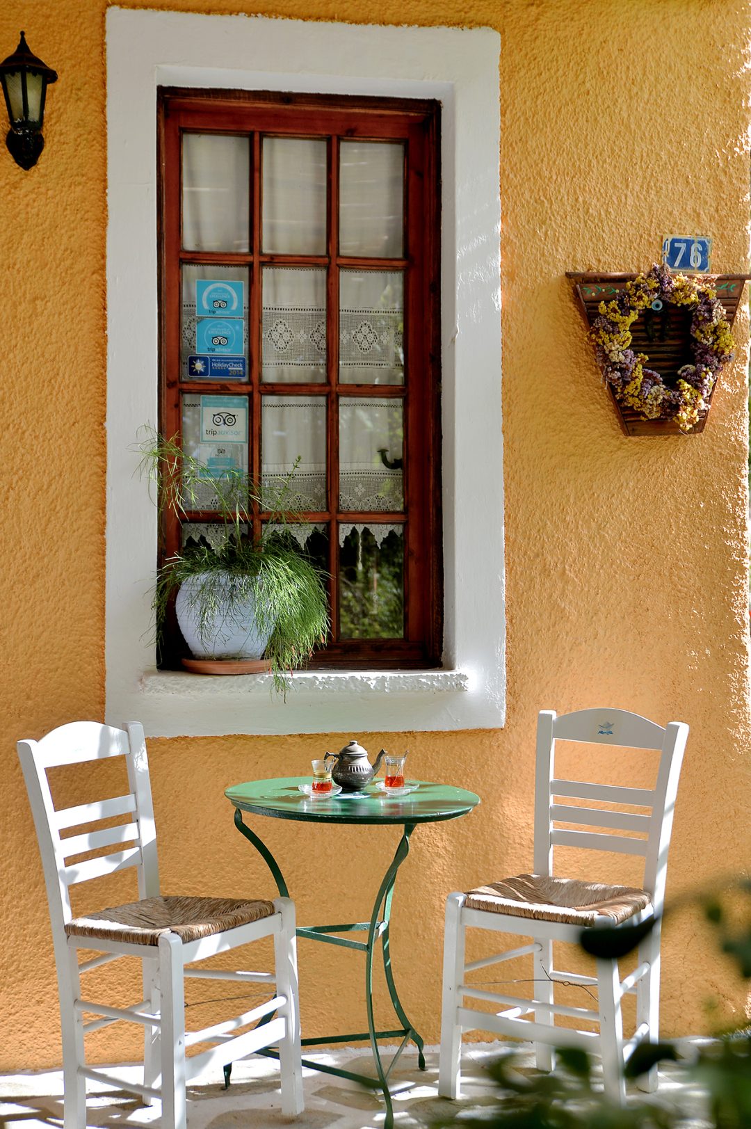 Vagia Traditional Hotel exterior nestled in Aegina Greece