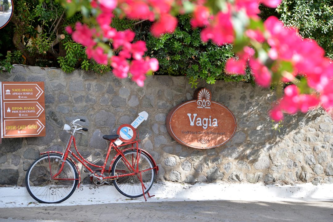 Vagia Traditional Hotel exterior nestled in Aegina Greece