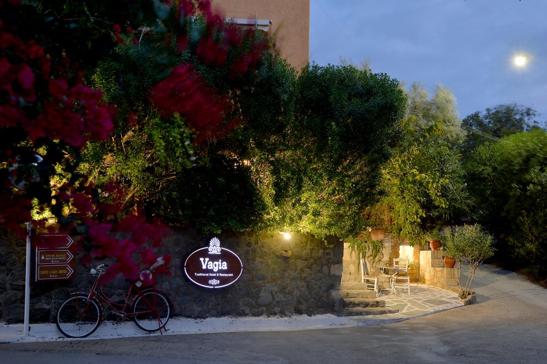 Vagia Traditional Hotel exterior nestled in Aegina Greece