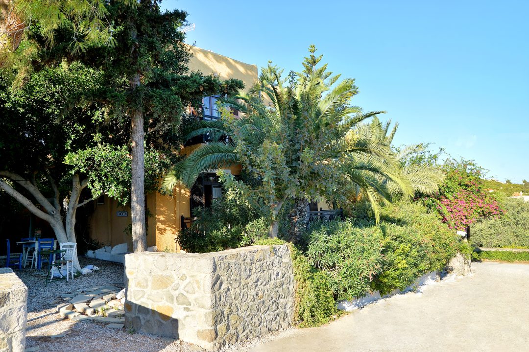 Vagia Traditional Hotel exterior nestled in Aegina Greece
