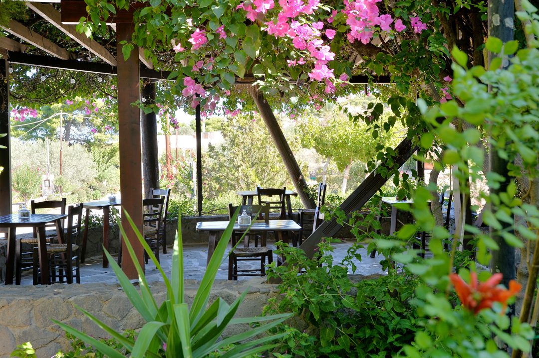 Vagia Traditional Hotel exterior nestled in Aegina Greece